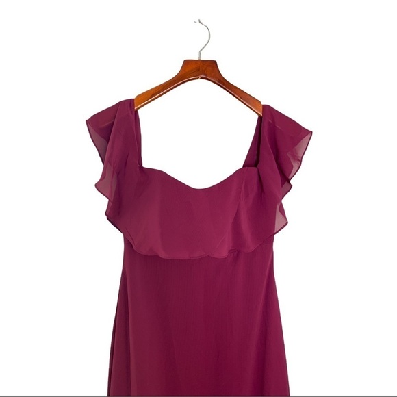 NWT Brideside bridesmaid Lucy dress in Berry 6XL - Picture 3 of 8